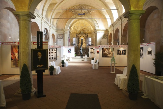Premio Nocivelli 2013, Chiesa della Disciplina, veduta allestimento