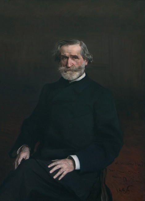 Giovanni Boldini, Ritratto di Giuseppe Verdi, 1886, olio su tela, 118x96 cm, Casa di Riposo per Musicisti, Fondazione Giuseppe Verdi, Milano