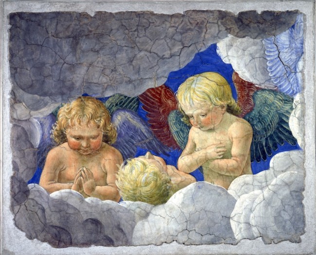 Melozzo da Forlì, Gruppo di angioletti, 1480 c., Città del Vaticano, Musei Vaticani