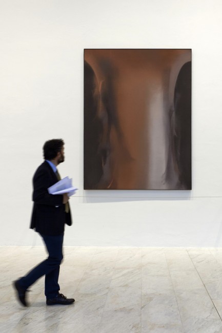 Claudio Olivieri, Le gioie di Tristano, 1992, olio su tela, prestito dell’artista, Bocconi Art Gallery 2014