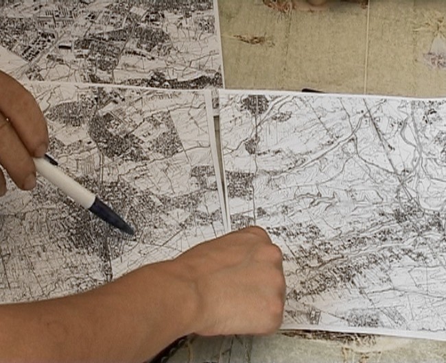 Alessandro Lanzetta, Antonella Perin, Susanna Perin, Sketches on Valle Borghesiana – The illegal master plan and everyday life, 2013, installazione