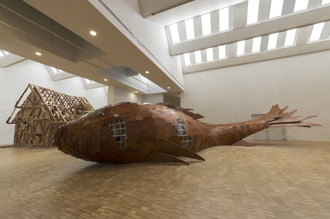 F. Gehry, The GFT Fish, 1985-1986, Castello di Rivoli Museo d’Arte Contemporanea, Rivoli-Torino; Deposito a lungo termine,  Fondazione Marco Rivetti, Photo Attilio Maranzano