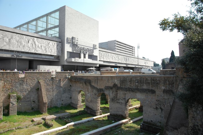 Giuseppe Terragni_Progetto con inserimento nel contesto urbano_credits Casa dell'Architettura di Roma