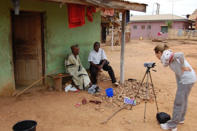 Maria Rebecca Balestra, Journey into Fragility, Abetenim Village (Ghana) intervista a un membro anziano del villaggio sul tema dei taboo
