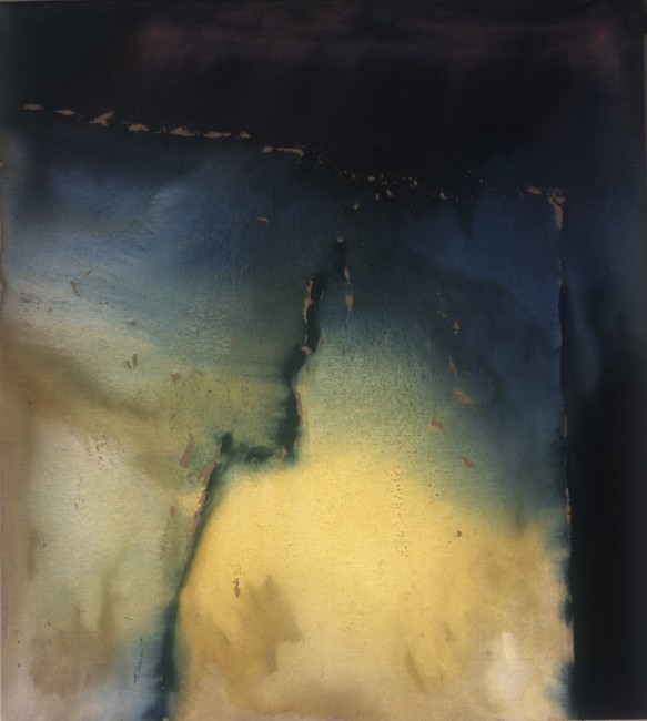 Vasco Bendini, Dove la luce ha luogo, 2004, tempera acrilica su tela, 200x180 cm Courtesy La Giarina, Verona