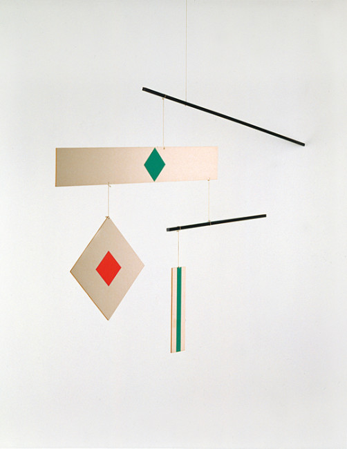 Bruno Munari, Macchina aerea, 1994, carta legno e filo, 70x120 cm