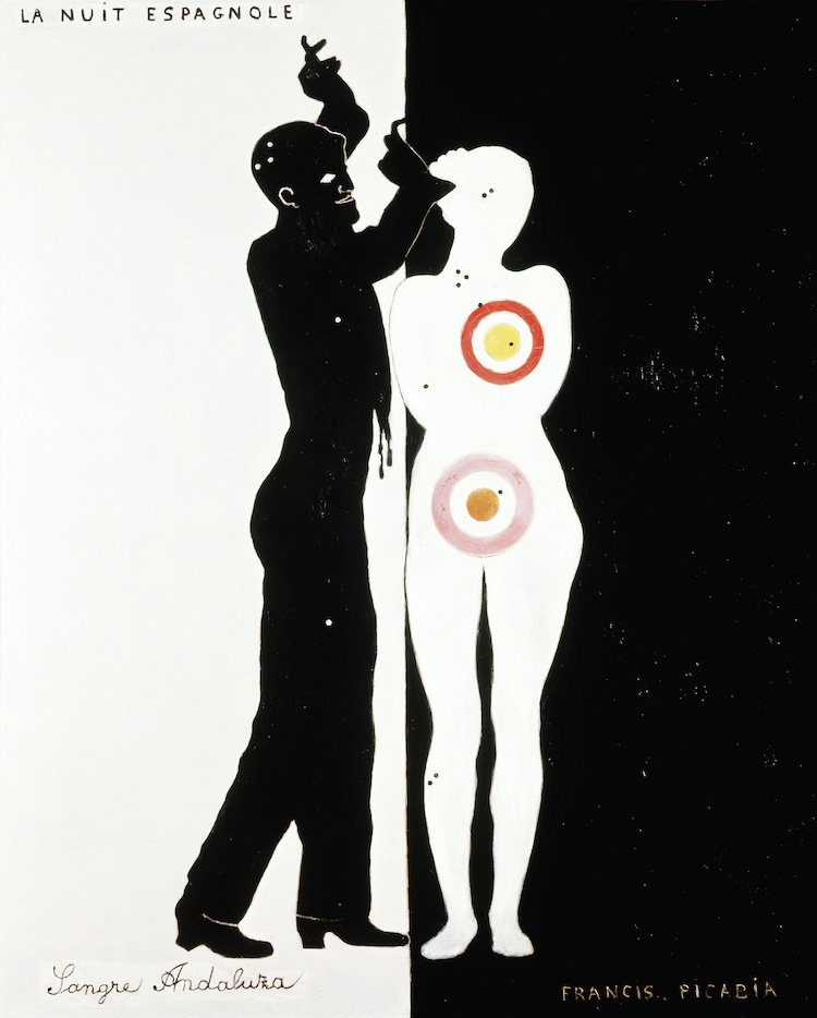 Francis Picabia, La Nuit espagnole, 1922, Ripolin und Öl auf Leinwand, 160x130 cm, Museum Ludwig, Köln. Sammlung Ludwig © 2016 ProLitteris, Zürich