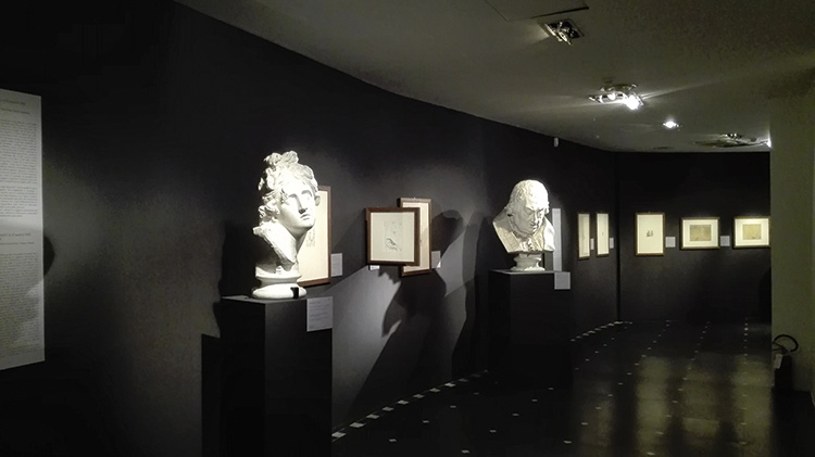 Canova. L’invenzione della gloria. Disegni, dipinti e sculture, veduta della mostra, Museo di Palazzo Reale, Genova