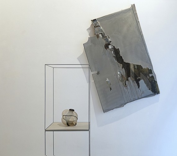 Adi Haxhiaj - Silvia Vendramel. Fragile come una scultura solido come un quadro, veduta della mostra, Villa Contemporanea, Monza