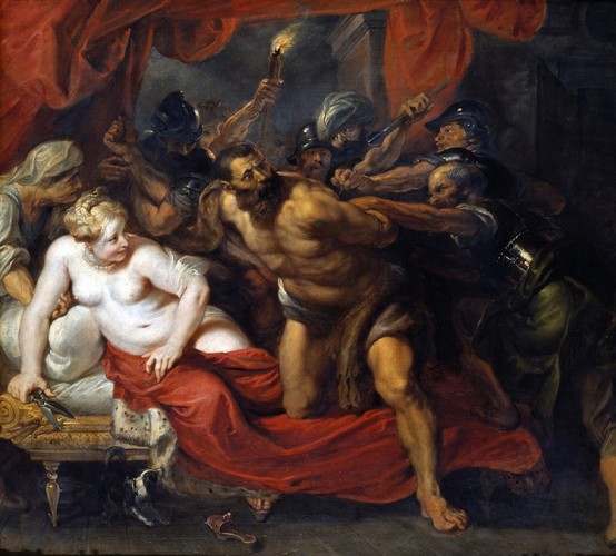 Pietro Paolo Rubens, Cattura di Sansone, 1614-20, olio su tela, 118x132 cm, Monaco, Alte Pinakothek, Bayerische Staatsgemäldesammlungen
