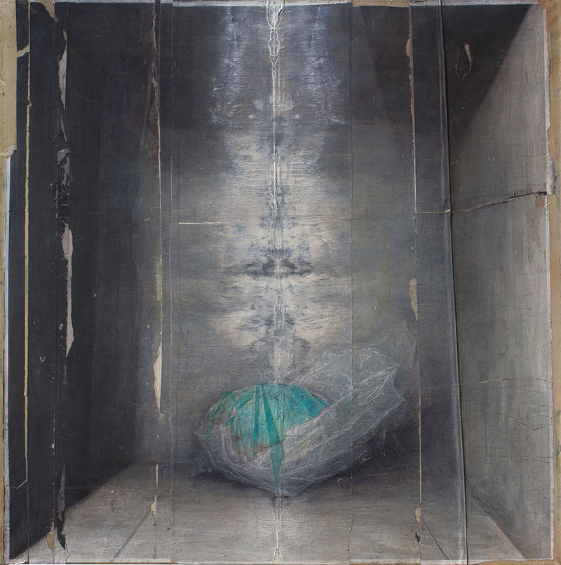 Andrea Mariconti, 2017, cm 140x140. Courtesy Federico Rui Arte Contemporanea