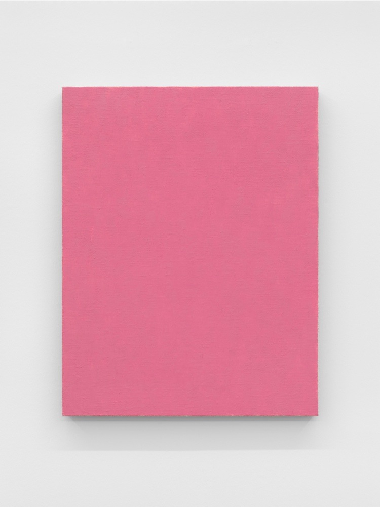 Phil Sims, Pink Endless Painting, 2015, olio su tela, 91.5x71 cm