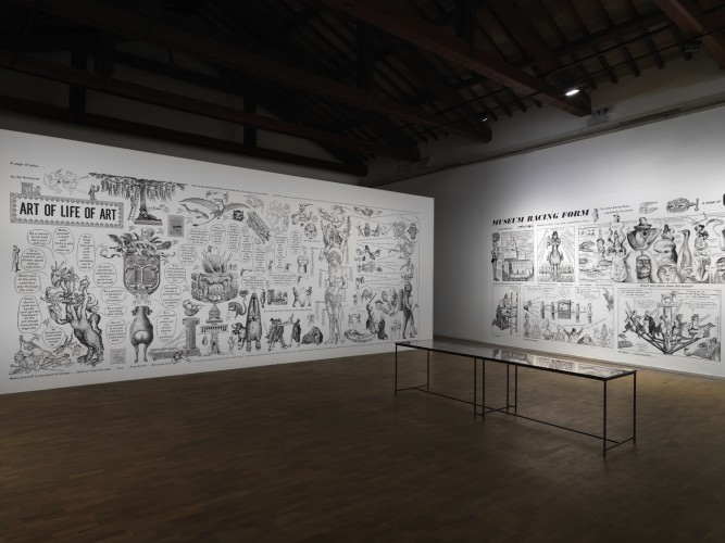 Ad Reinhardt, Arte + Satira, 2018, Galleria Civica di Modena. Foto: Dario Lasagni