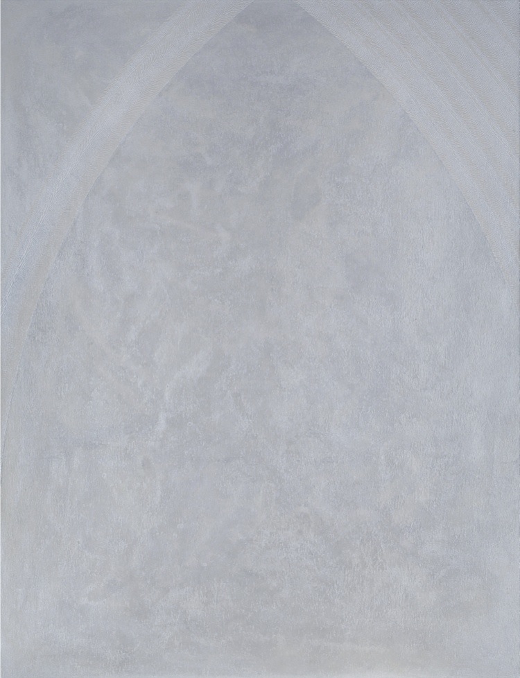 Marcello De Angelis, Interno veneziano, 2016, acrilico injection painting su tela, 110x85 cm